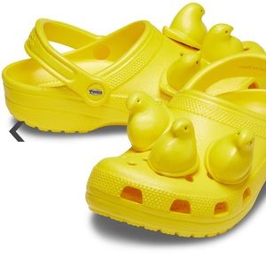 Yellow Limited edition Peeps crocs